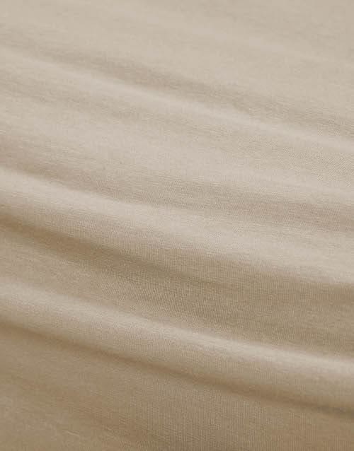 Essenza The Perfect Organic Jersey Fitted sheet Cement