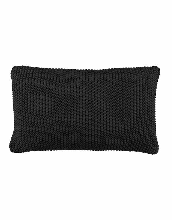 Marc O&apos;Polo Nordic knit Cushion Black