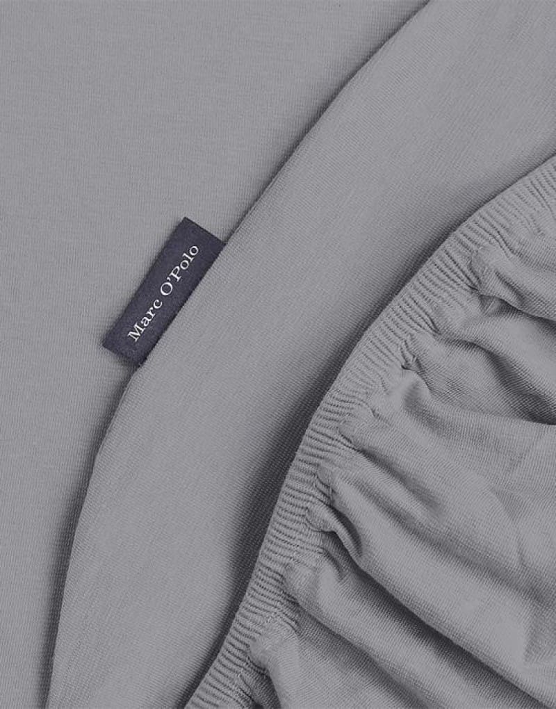Marc O&apos;Polo Premium Organic Jersey Fitted sheet Grey